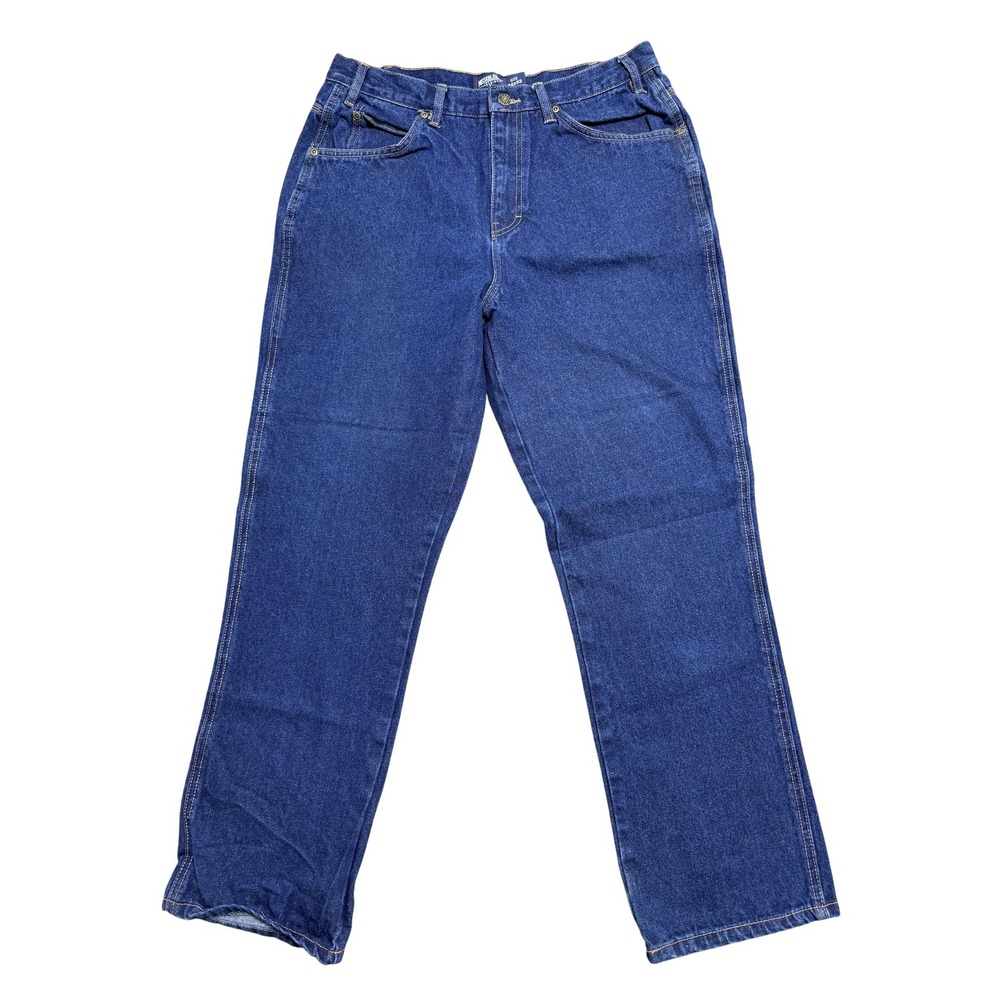 Mission Ridge Denim‎ Jeans Mens 36x32 Blue Straight Leg Classic Fit Workwear